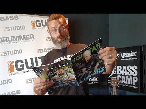 Justin Chancellor from Tool talks with TopGuitar @ Warwick Bass Camp 2016
