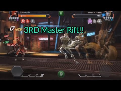 3rd Master Chaos Rift!! And 5 star Crystal | Marvel Contest Of Champions