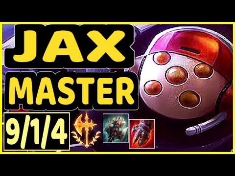 BEANSU (JAX) - 9/1/4 KDA GAMEPLAY - EUW Ranked MASTER