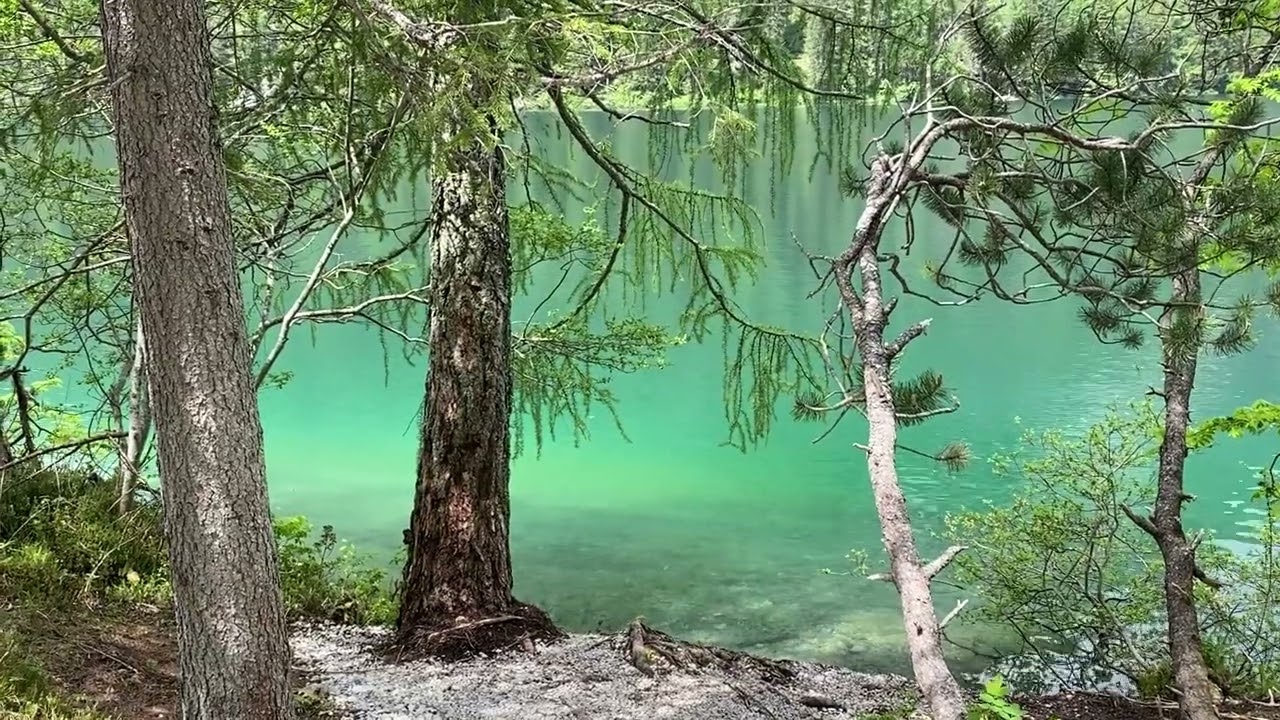 Italia, Alto Adige, Lake Braies, Lago di Braies. Италия, прогулка вокруг озера Брайес 08.06.24