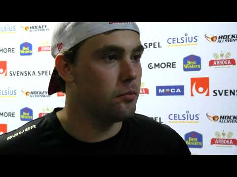 Victor Crus Rydberg efter matchen mot Tingsryd