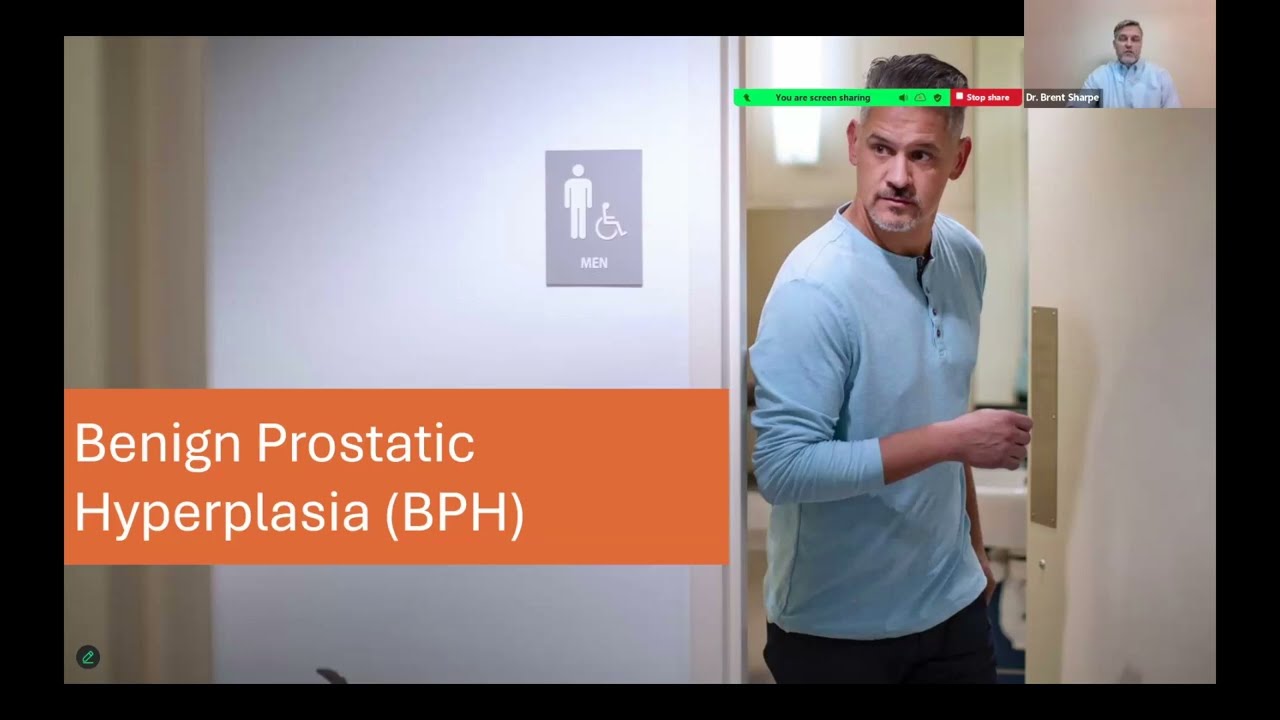 Dr. Sharpe Discusses BPH and ED On a Recent Webinar