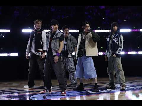 CORTIS (코르티스) &lsquo;GO!&rsquo;, &lsquo;FaSHioN' Live Performance @ 2026 NBA All-Star Celebrity Game Halftime
