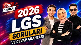 2026 LGS Soruları ve Cevap Anahtarı Yayınlandı! PDF İndir