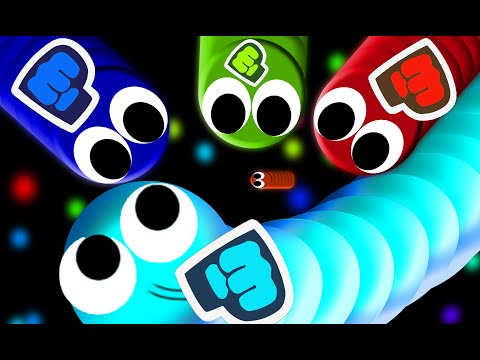 SNAKE GAME ....Slither io 1 Tiny Hacker Snake vs Giant Snakes Epic Slitherio Gameplay   Ultra2gaming