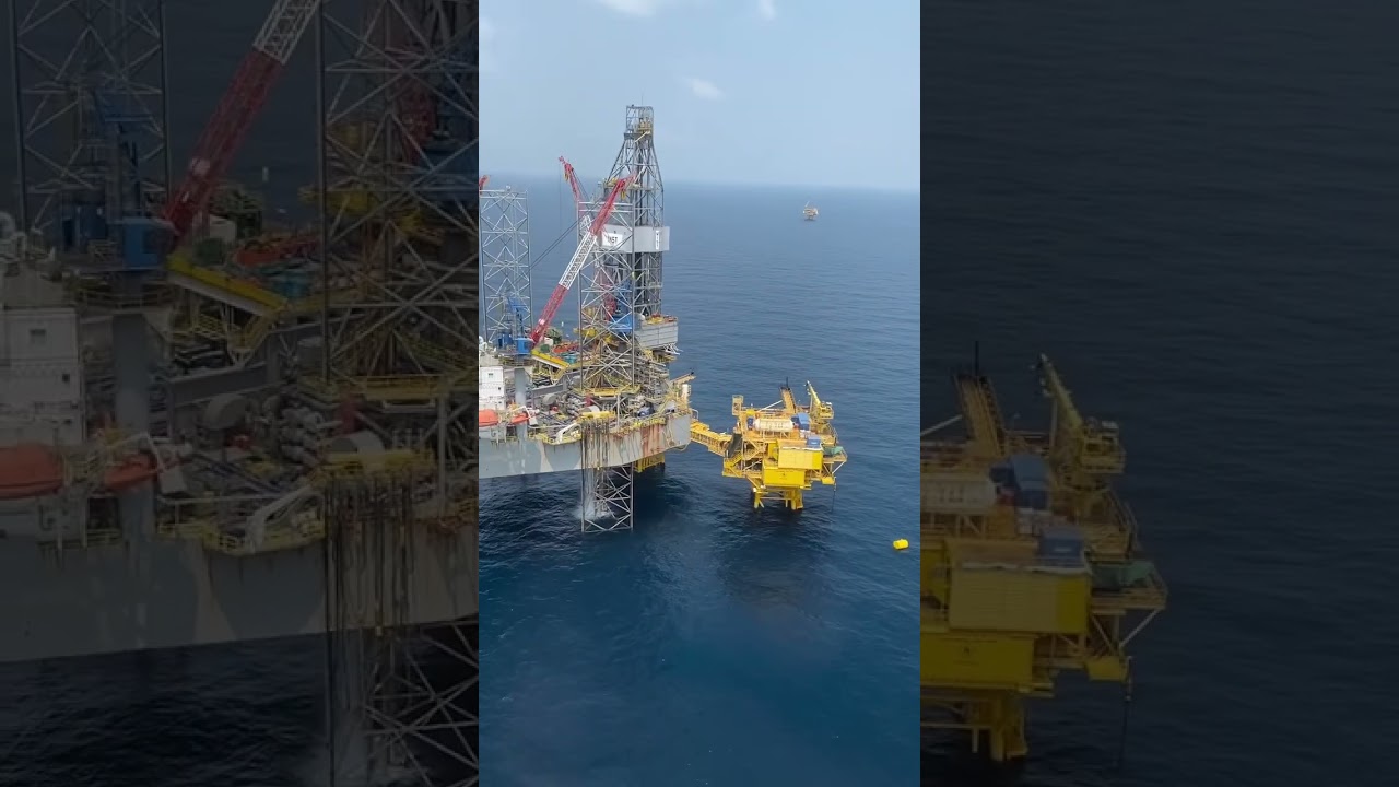 Offshore Jackup Drilling Rig #offshore #arms #drilling #rig #jackup #roustabout