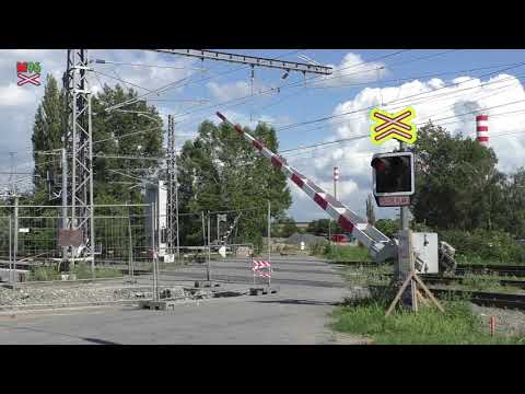 Železniční přejezd Přerov-Dluhonice #2 [P6525] - 3.7.2021 / Czech railroad crossing