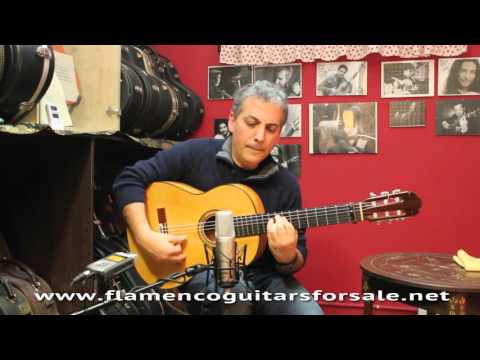 Manuel Reyes 1990 flamenco guitar played by Pedro Javier Gonzalez