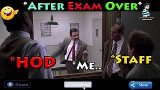 Semester Exam Over Whatsapp Status  Mr Bean versio