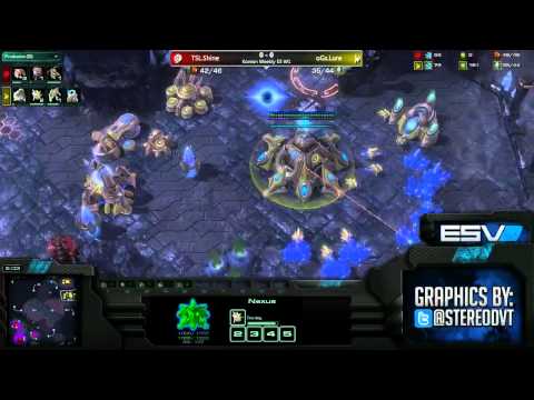 ESV Korean Weekly Season 3 - Week 1 Day 2 - TSL_Shine[Z] VS oGsLure[P] - Game 1