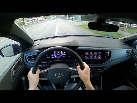 2022 Volkswagen Polo R-Line [1.0 TSI, 110 HP] POV Test ride #5 CARiNIK