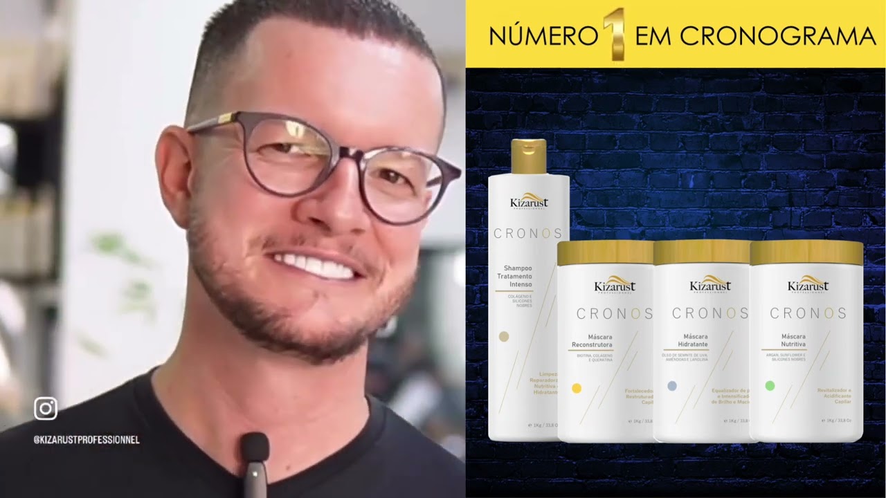 Imagem Video MASCARA CAPILAR CRONOS RECONSTRUTORA 300g