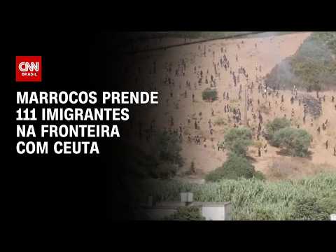 Crise migratória: Marrocos prende 111 imigrantes que tentavam entrar em Ceuta | BOLETIM CNN