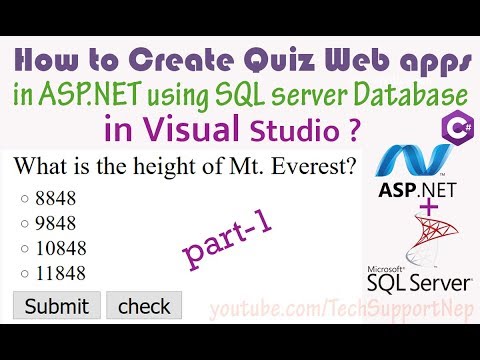 How to Create Quiz Web Application in ASP.NET using...