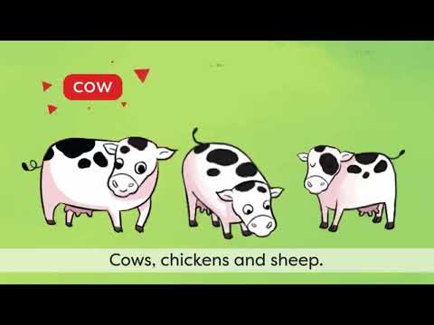 Unit3 On the farm - Listen and sing - 外研新交际2年级下册