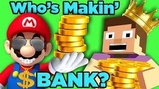 Mario vs Minecraft! Who is Gaming&#39;s RICHEST? | The SCIENCE of... Video Game Millionaires