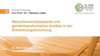 AVO „Menschenrechtsbasierte und gendertransformative Ansätze in der Entwicklungsforschung“