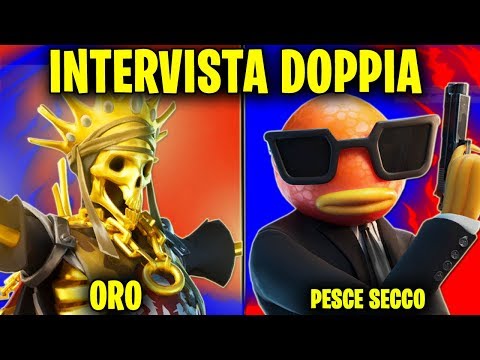 PESCE SECCO DIVENTA UN AGENTE ! 😱 - Intervista Doppia su Fortnite