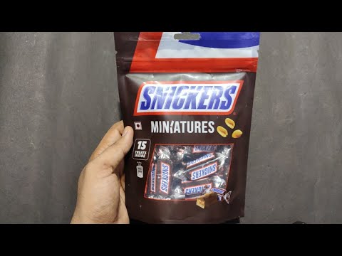 Snickers miniatures big pack || Snickers Chocolate || PopPop Tv
