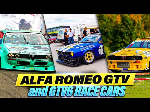 FAST Alfa Romeo GTV & GTV6 - some of the fastest track and hillclimb prepared GTV race cars