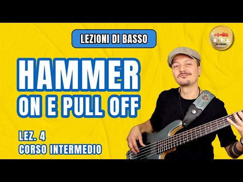 Bass Lessons #4 Intermediate Course - Hammer On and Pull Off