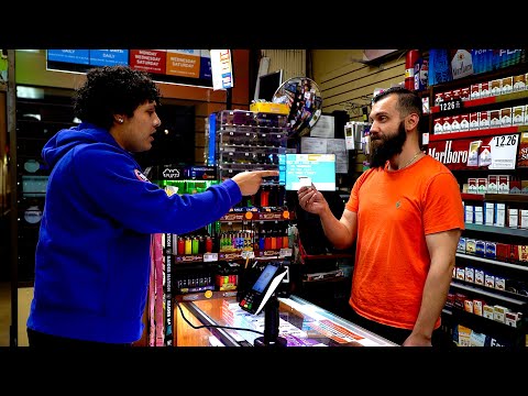 Acting SUS While Buying Cigarettes!