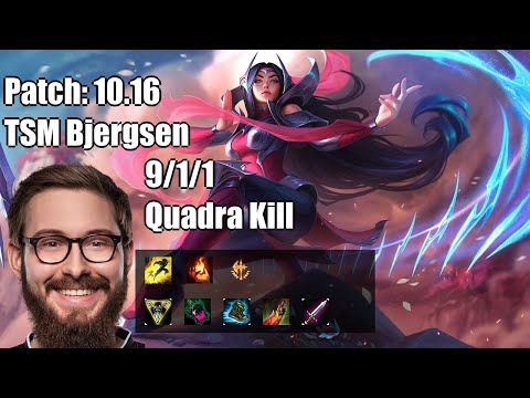 TSM Bjergsen MID Irelia vs Brand NA Ranked 10.16 9/1/1
