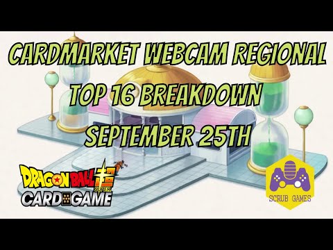 CardMarket Top Cut September Webcam Regional Breakdown & Decklists - Dragon Ball Super Card Game