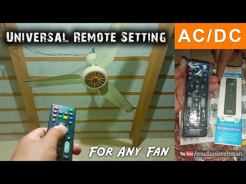 How To Use Universal Remote on Any AC/DC Fan | Universal Remote Full Settings