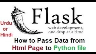 Python Programming:How to pass data from html page to python file [Hindi/Urdu]