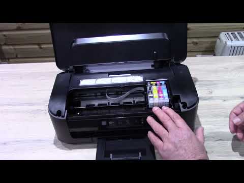 Video thumbnail: Receiving An Epson Wf-2010W Printer With Refillable Cartridges Installed