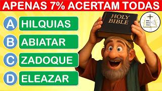 20 PERGUNTAS BÍBLICAS VARIADAS SOBRE O ANTIGO TESTAMENTO - QUIZ BÍBLICO