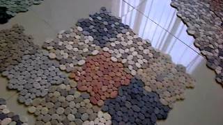 preview picture of video '(Pebble Mosaic) Golden Stone Indonesia (Gosindo) showroom tiles Purwosari part  5.MP4'