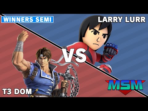 Offline MSM 235 - CG UCI | T3 Dom (Richter) VS Larry Lurr (Mii Gunner/Wolf) Winners Semis