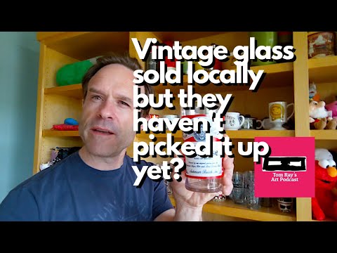 Vintage glass sold locally on Facebook Marketplace but they haven't picked it up yet?