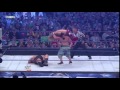 John Cena Lifts Big Show And Edge At The Same Time And Wins WWE Championship Wrestlemania XXV