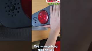 Rung lắc cực mạnh, đánh tan mở cực nhanh cùng máy massage bụng Nikio NK-169