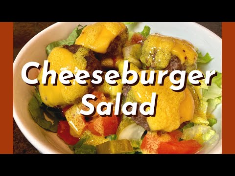 Cheeseburger Salad | Low Carb Dinner