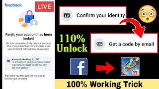 how to unlock facebook locked account without identity | facebook account locked how to unlock 2022