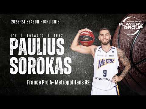 Paulius Sorokas - 2023-24 LNB Élite Highlights