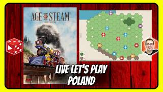 Age of Steam: Poland - Live Let's Play mit 4 Personen