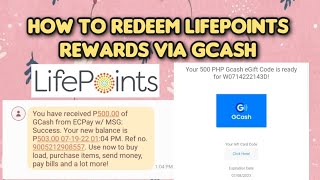 LifePoints: How to redeem LifePoints rewards via Gcash | Legit Paying Survey App