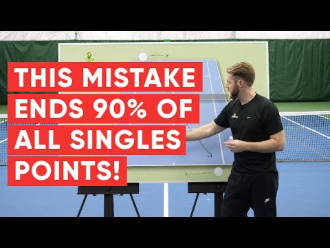 This Mistake Ends 90% of All Singles Points - Tennis Singles Strategy