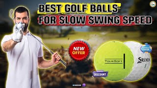 ✅ Top 5: Best Golf Balls For Slow Swing Speed [best golf balls for beginners] { Reviews }