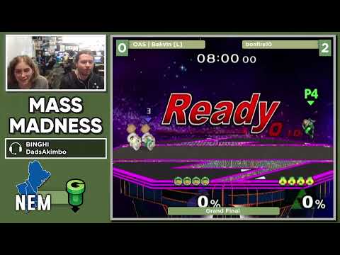 Mass Madness 47 SSBM - OAS | Bekvin [L] (Ice Climbers) vs. bonfire10 (Sheik) - Melee GF