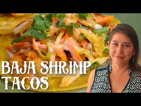 Baja Shrimp Tacos Recipe -- How to Make Baja Shrimp Tacos