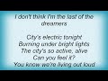 Anberlin - City Electric Lyrics