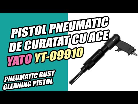 Пневматический молоток YATO с игольным долотом, 113 л/мин, 6.3 Bar