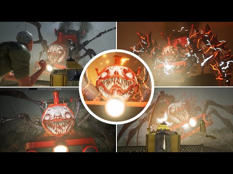 Choo-Choo Charles - ALL BOSSES + ENDING & Post-Credit Scene (4K60)