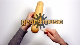 Video thumbnail for Wooden Guiro by Gear4music by Gear4music Guitars